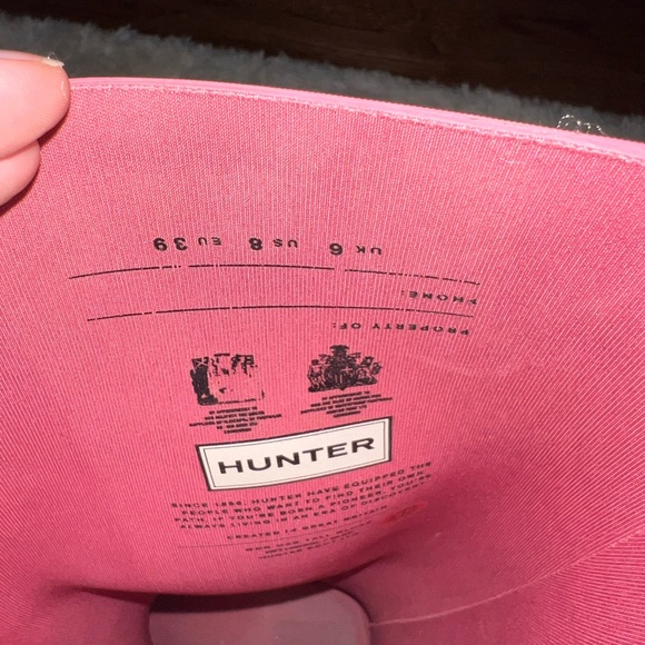 Hunter Blush Pink Footwear - Picture 3 of 4
